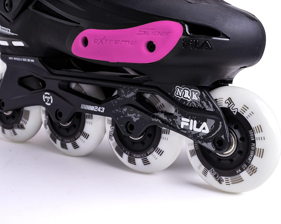 FILA Nrk Fun Inline Skate 4 Schwarz, 4 Schwarz