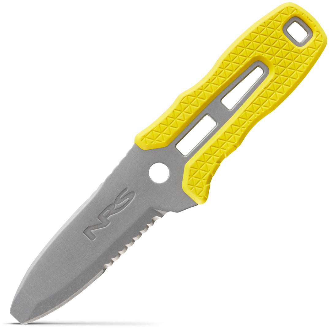 NRS Edelstahl Bootsmesser Pilot Knife 18,4cm Gelb, Gelb