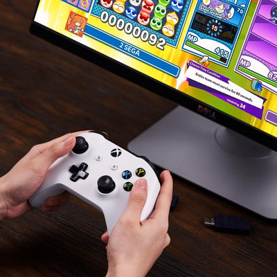Mcbazel Wireless 8 Bit USB Adapter 2 with OTG Adapter Accessory Compatible with OLED Switch/NS Switc
