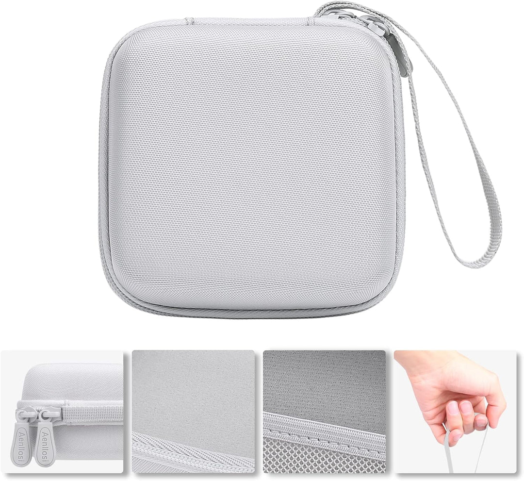 Aenllosi Hart Tasche Hülle für Marshall Willen II Tragbaren Bluetooth Lautsprecher, Nur Tasche(Weiss