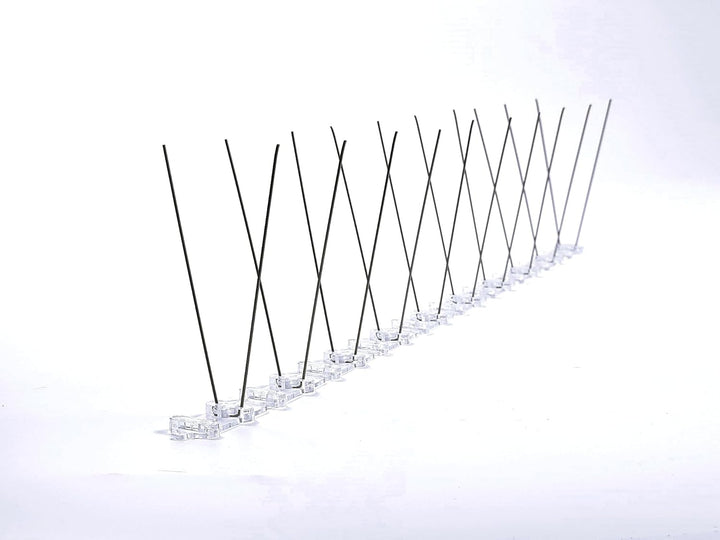 10 Meter Vogelabwehr, Taubenabwehr/ 2-reihig/ 20 Elemente a 50 cm/Taubenspikes aus Edelstahl auf UV-
