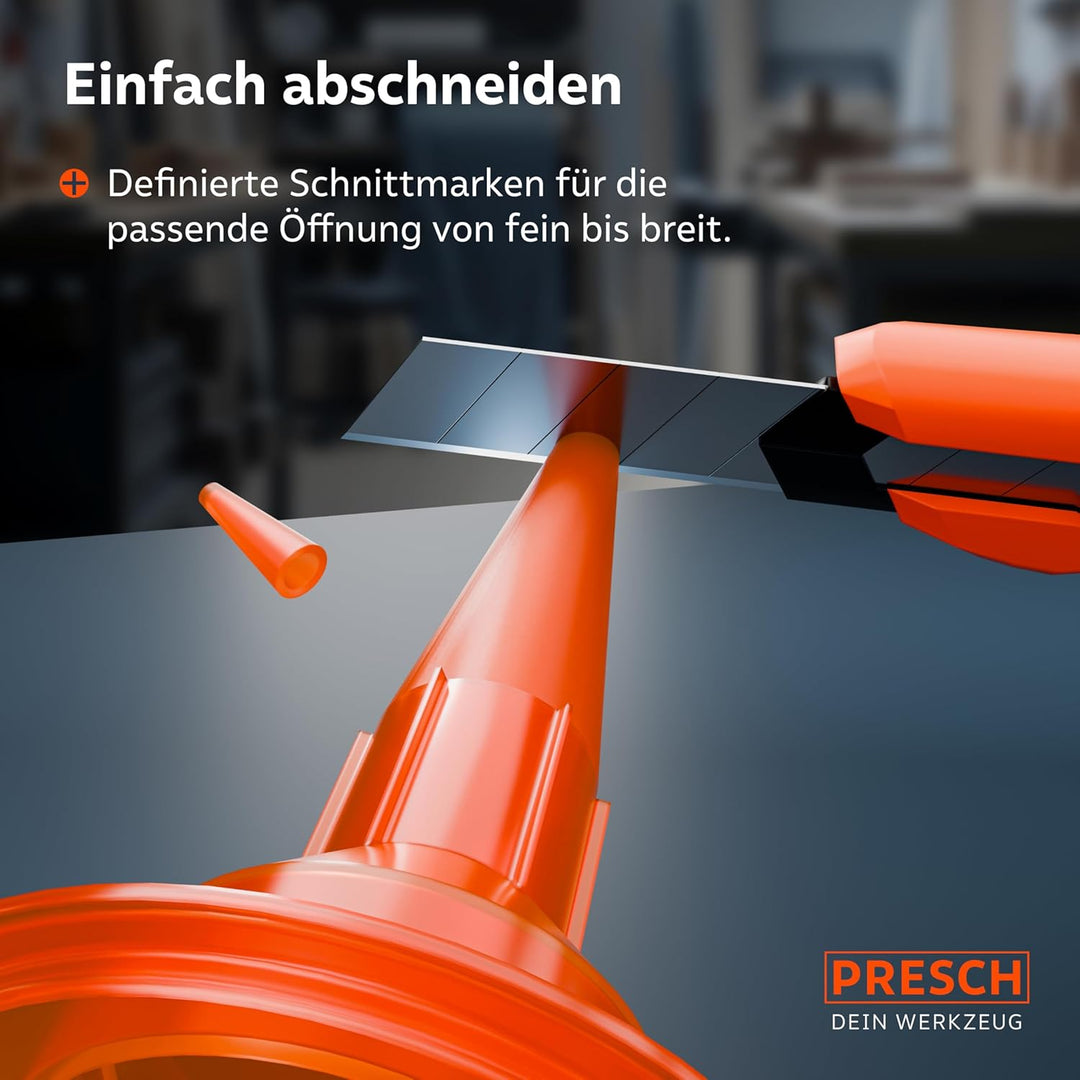 Presch Beutelspitze für Kartuschenpresse 16 Stk. - Für alle Kartuschenpressen mit Beutel 600ml - Sta