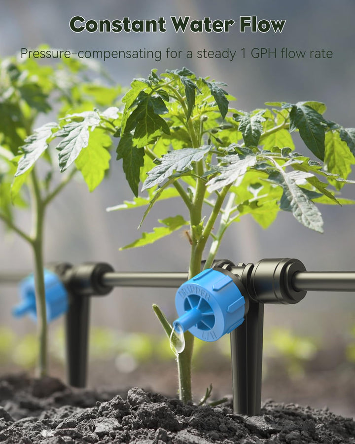 Pawfly Tropfbewässerungsset 30M Quick-Connect Tropfbewässerungssystem für Gartenbewässerungssystem m