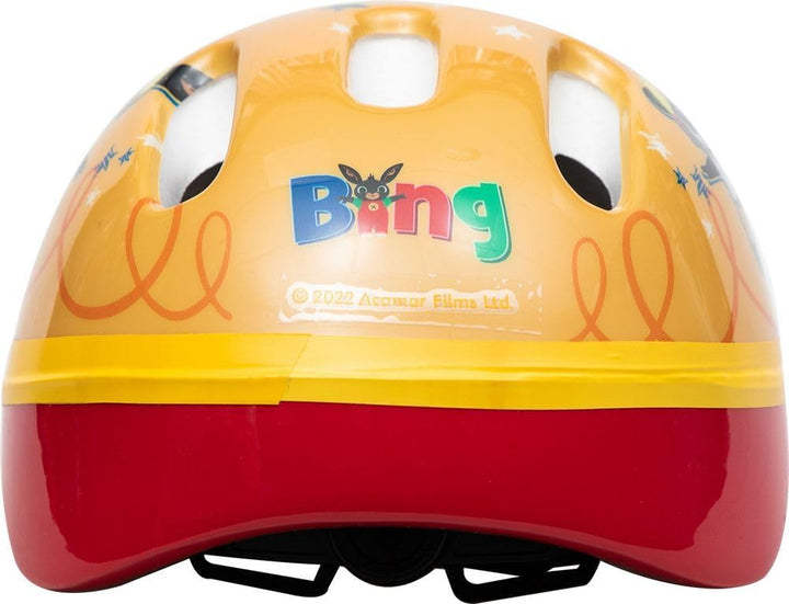 Bing Unisex Kinder Fahrradhelm, gelb, XS