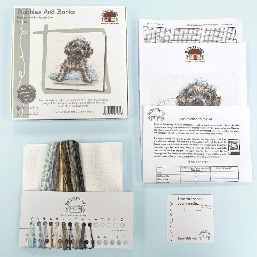 Bothy Threads Kreuzstich-Set, Motiv Blasen und Rinden