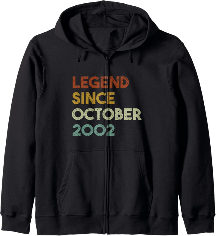 Legend Since October 2002, Geschenk zum 18. Geburtstag Kapuzenjacke