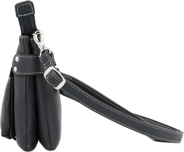 Picard Damen Loire Gepäck- Kuriertasche (1er Pack) 27 x 18 x 7 cm Schwarz, 27 x 18 x 7 cm Schwarz