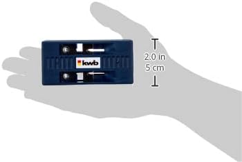 kwb Doppelseitiger Kantenschneider (2 Längenschneider und 4 Fase-Messer, 40 mm in Blau)