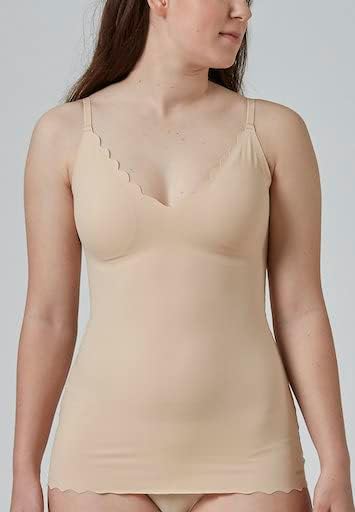 Skiny Damen Unterhemd, Blickdicht 44 Beige, 44 Beige