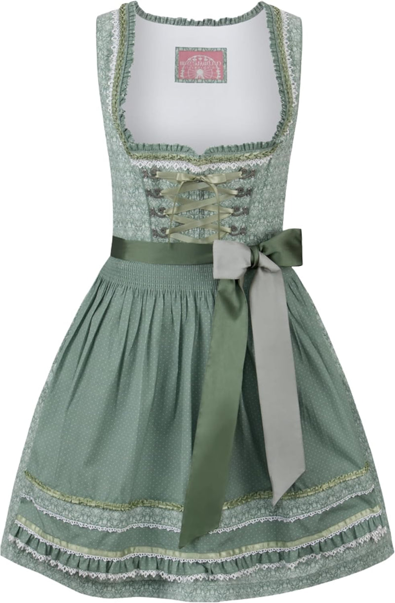 Stockerpoint Damen Dirndl Kim Kleid für besondere Anlässe 30 Salbei, 30 Salbei