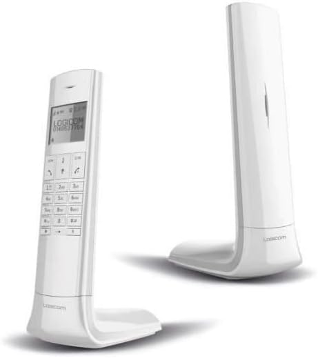 LOGICOM Luxia 150 schnurloses Telefon Weiss / Grau, Weiss / Grau