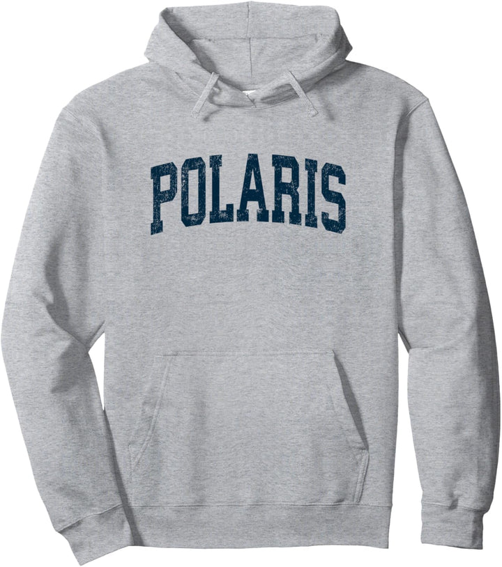 Polaris Montana MT Vintage Athletic Sports Marine-Design Pullover Hoodie