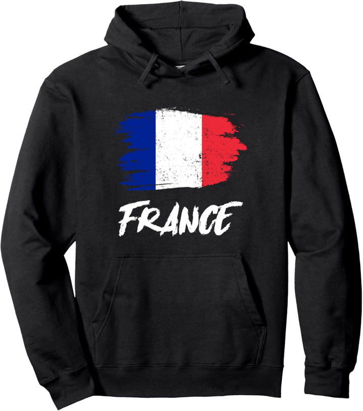 Frankreich Flagge France Französische Fahne Geschenk Pullover Hoodie