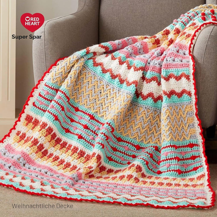 Red Heart Super Saver Aran-Garn – 3 Packungen mit 198 g – Acryl – 4 Medium (Kammgarn) – 360 Meter –