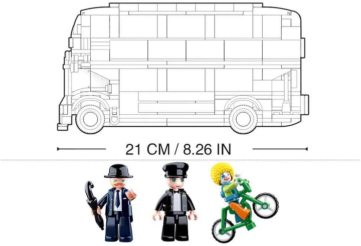Sluban M38-B0708 London Bus, Multi Colou