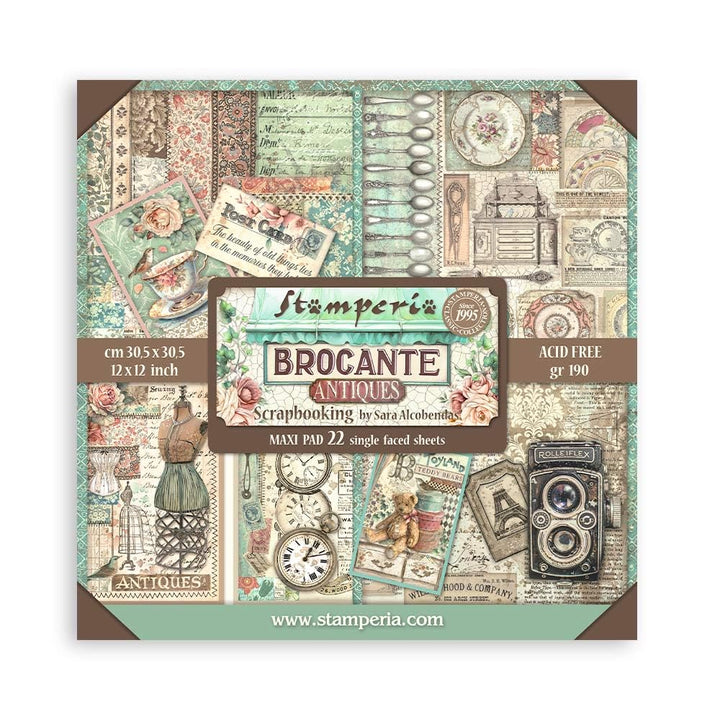Stamperia - Scrapbook Paper Pad for Scrapbooking, Albums, Card Making, Bullet Journalling and More,