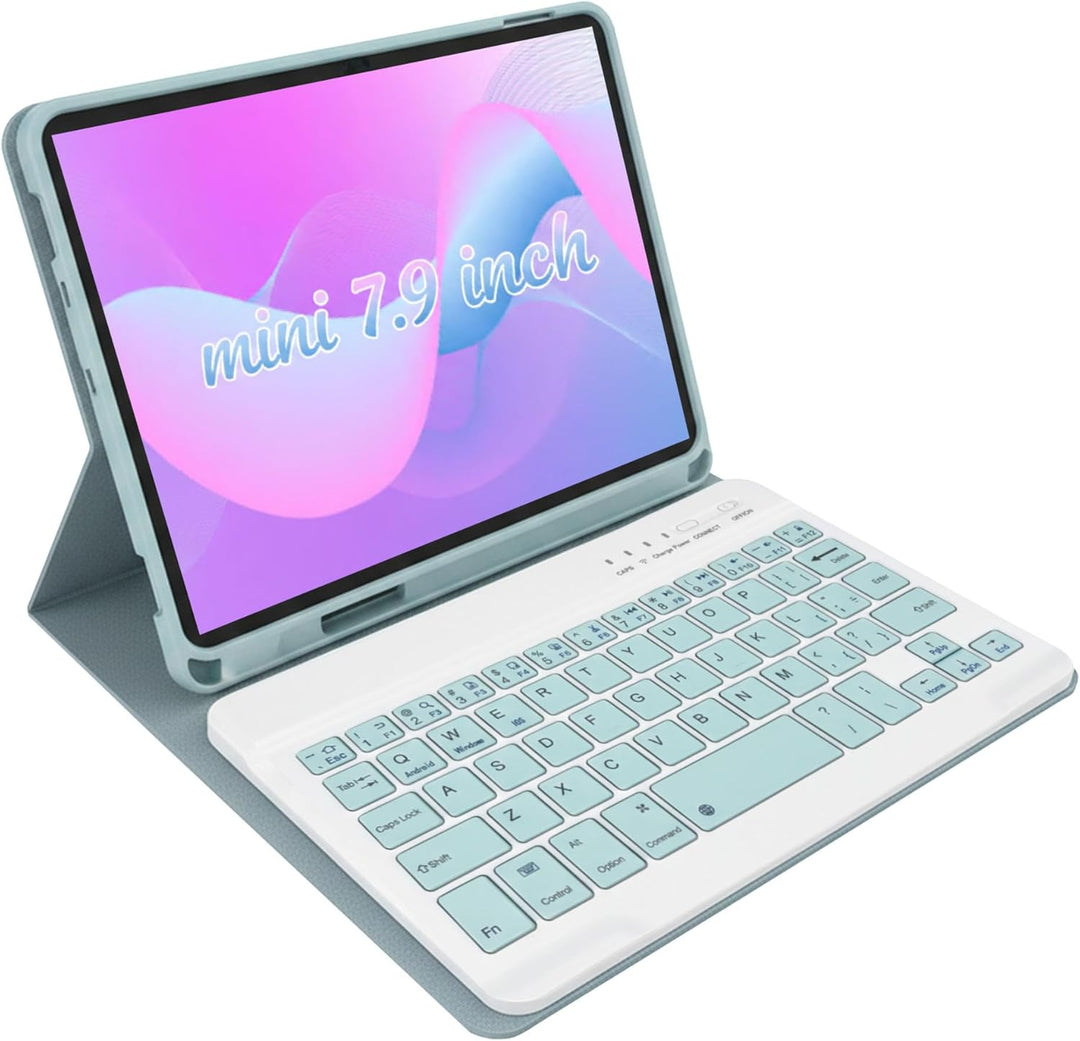 Tastatur hülle für iPad mini 1/2/3/4/5 7,9" Hülle mit Tastatur magnetische abnehmbare QWERTY für Min