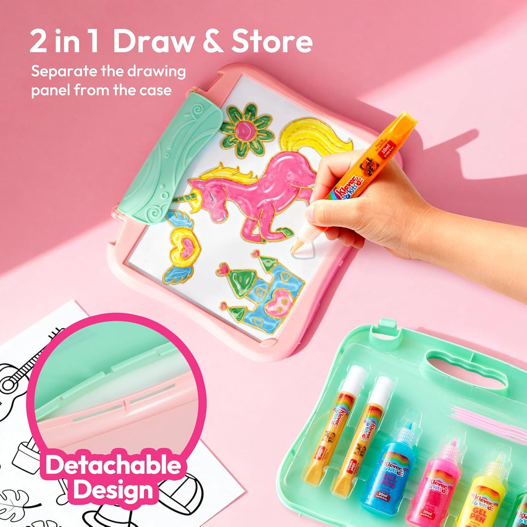 Klever Kits Gel Fun Bastelset für Kinder, Geburtstagsgeschenk für Jungen und Mädchen im Alter von 6-