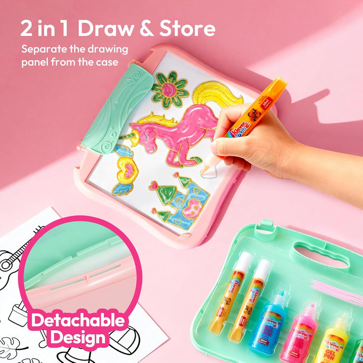 Klever Kits Gel Fun Bastelset für Kinder, Geburtstagsgeschenk für Jungen und Mädchen im Alter von 6-