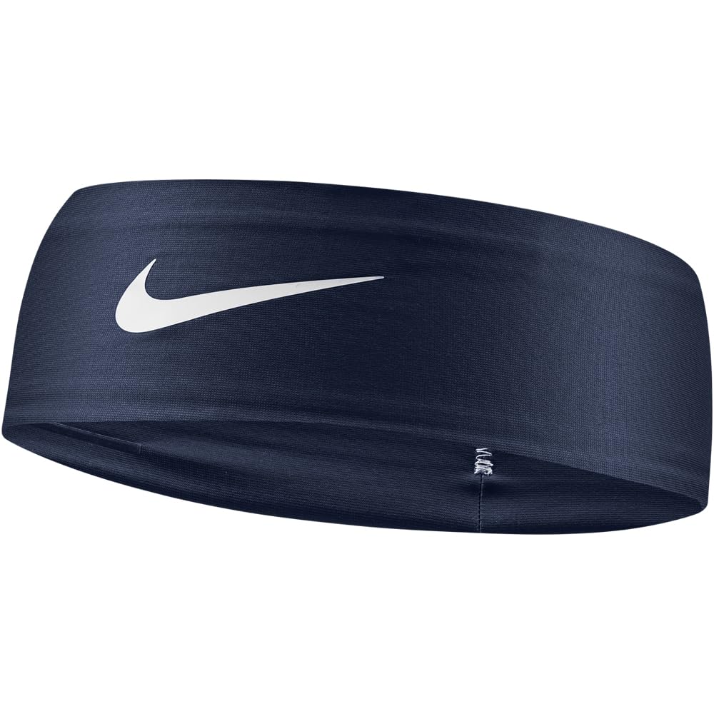 Nike Dri-Fit Fury Headband Stirnband Marineblau, Marineblau