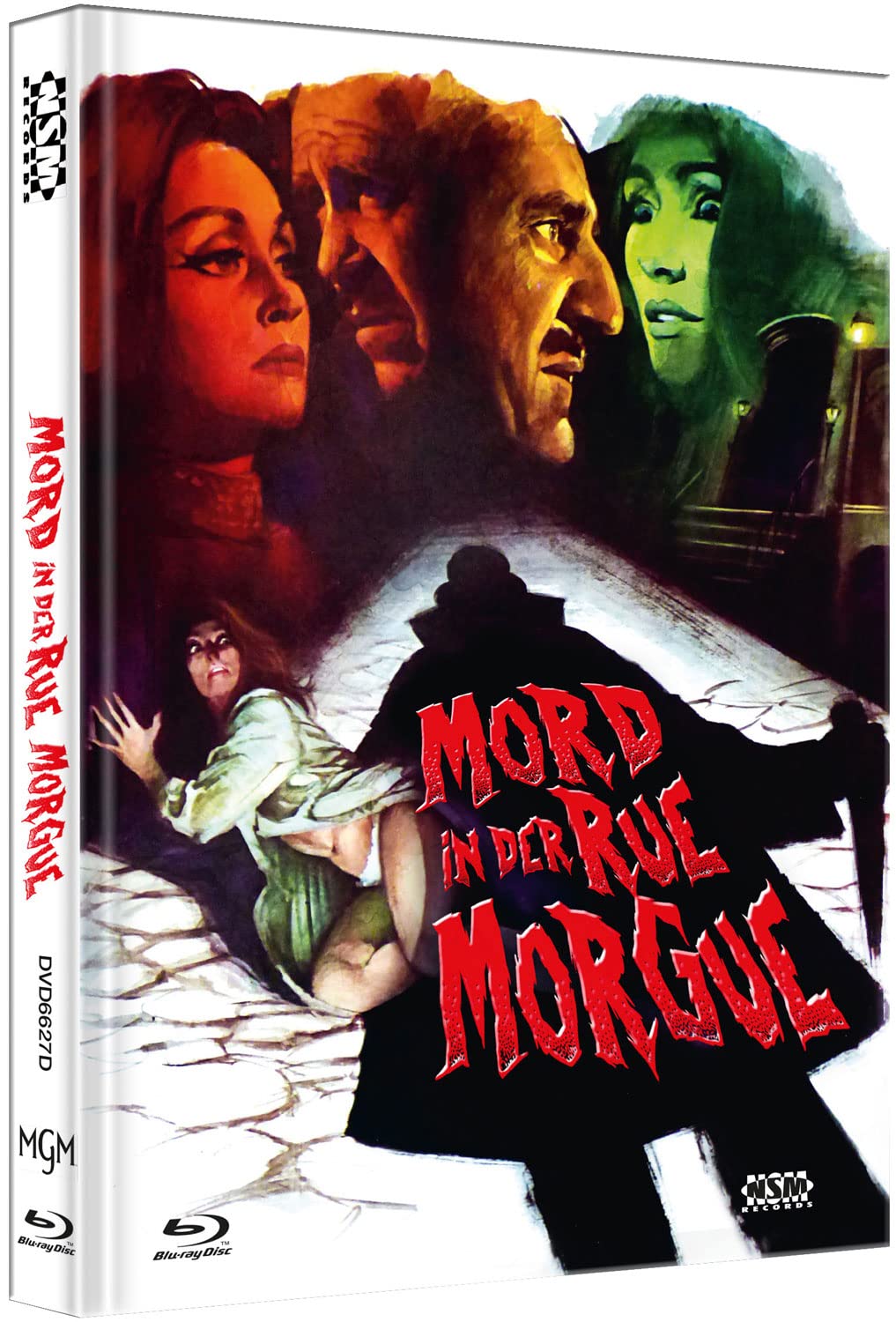 Mord in der Rue Morgue [Blu-Ray+DVD] - uncut - limitiertes Mediabook Cover D, Blu-ray