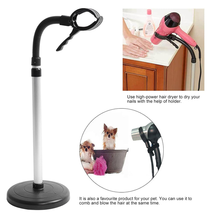 Haartrocknerhalter Haartrockner Stylingständer Haartrocknerhalter Bodenständer Freihändig Höhenverst