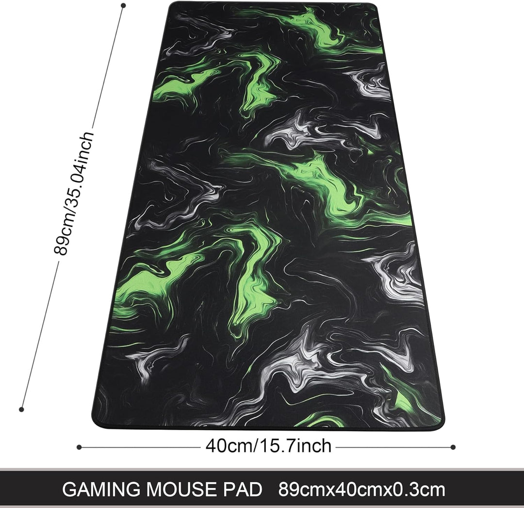 Gaming-Mauspad/Mauspad 890 x 400 x 4 mm XXL Mauspad Tischunterlage grosse Grösse verbesserte Präzisi