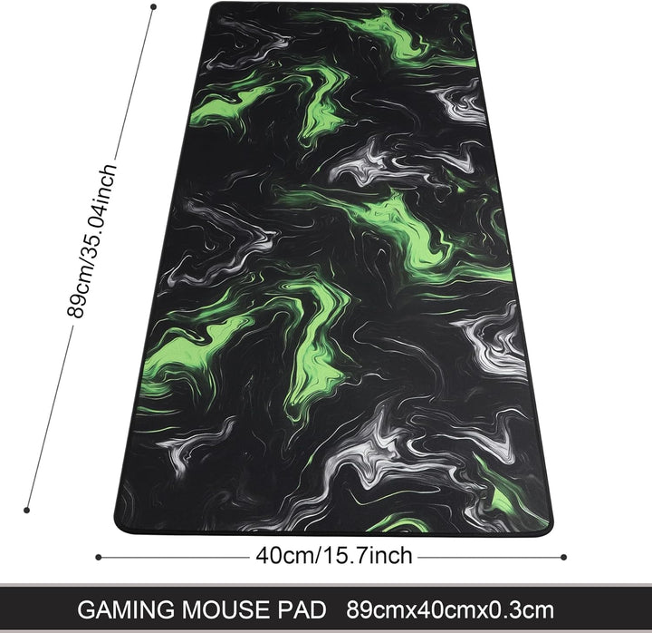 Gaming-Mauspad/Mauspad 890 x 400 x 4 mm XXL Mauspad Tischunterlage grosse Grösse verbesserte Präzisi