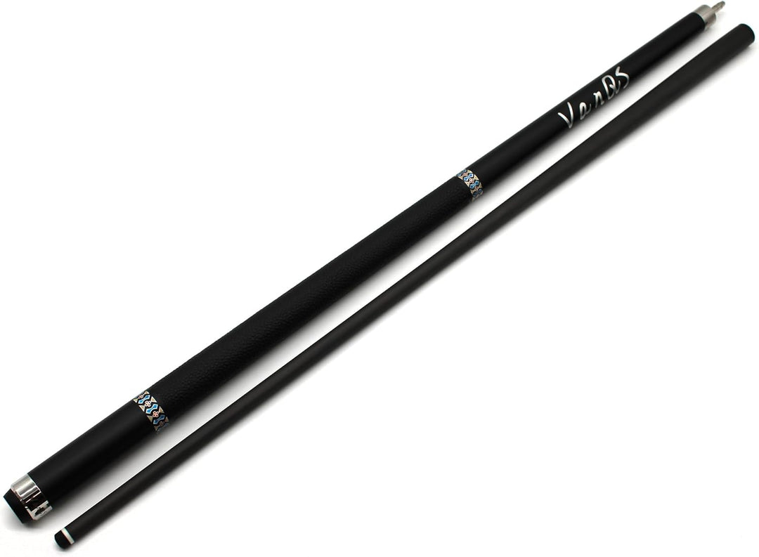 VanQs CGS Carbon Billardqueue – 58" Pool Queue aus Carbonfaser mit Uni-Loc Joint, 12,5 mm Leder-Tip