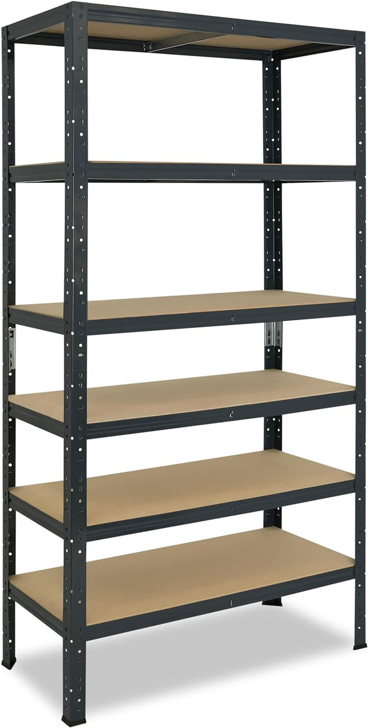 shelfplaza® 200x45x30cm Home Schwerlastregal anthrazit/Metallregal mit 6 Böden/Kellerregal Metall, G