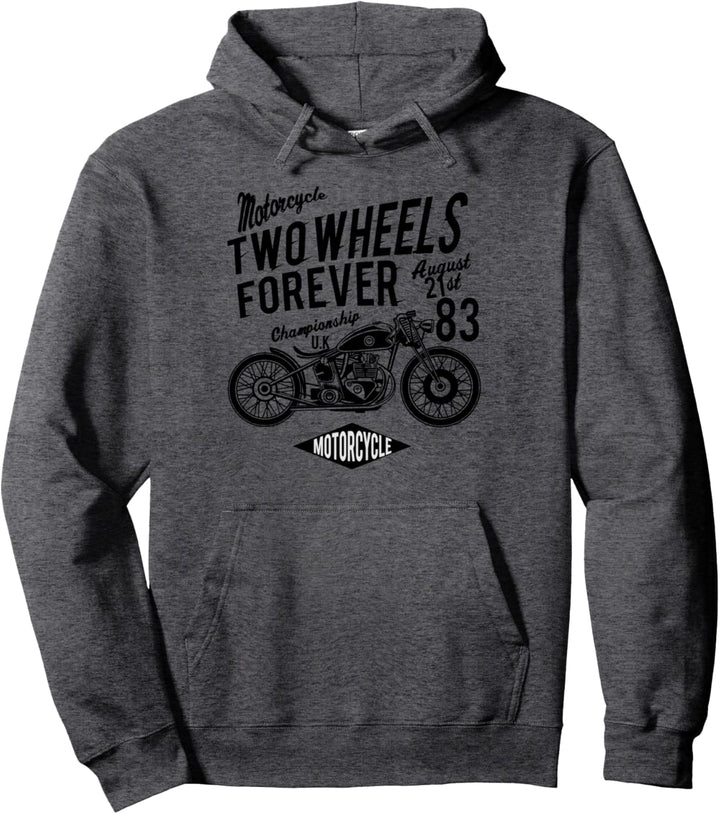 Two Wheels Forever - Motorradfahrer und Biker Pullover Hoodie