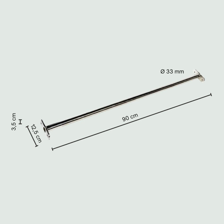 h2i Kinder Reckstange Turnstange Klimmzugstange 90 oder 125 cm lang/Farbe rot - gün - edelstahl (90
