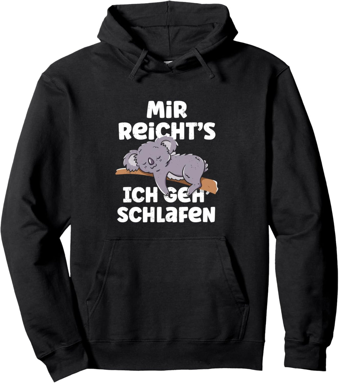 Ich geh schlafen süsser Koala Nachthemd Pyjama Pullover Hoodie