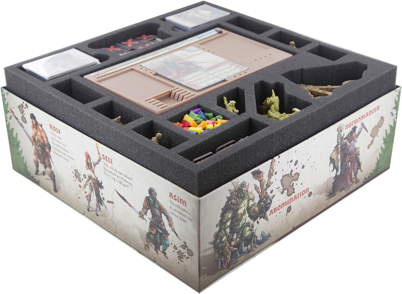 Feldherr Schaumstoff-Set kompatibel mit Zombicide: Green Horde Grundbox