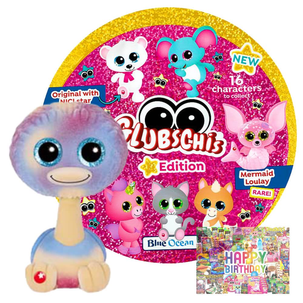 Bundle mit Blue Ocean Glubschis Sammelfigur Stern Serie 5 - Glubschi Glitzer - Figur Tasia - Exklusi