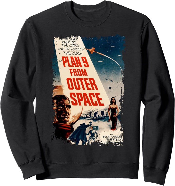 Plan 9 From Outer Space Vintage Sci-Fi T-Shirt Sweatshirt