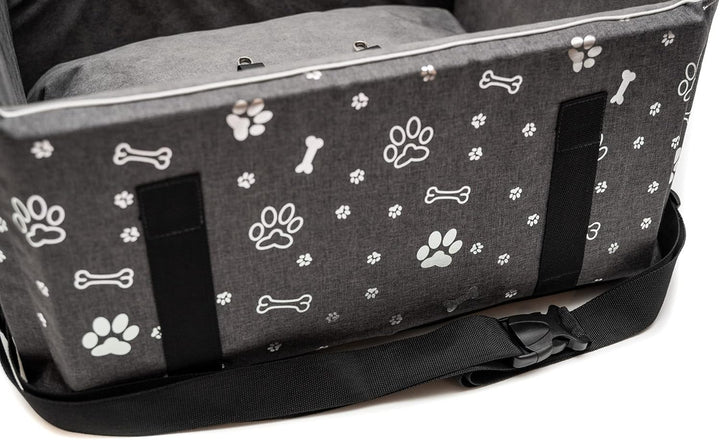 Hunde Autositz | Autositz für Hunde, Katzen, Haustier | Rückbank, Beifahrersitz | Hundebett, Hundeta