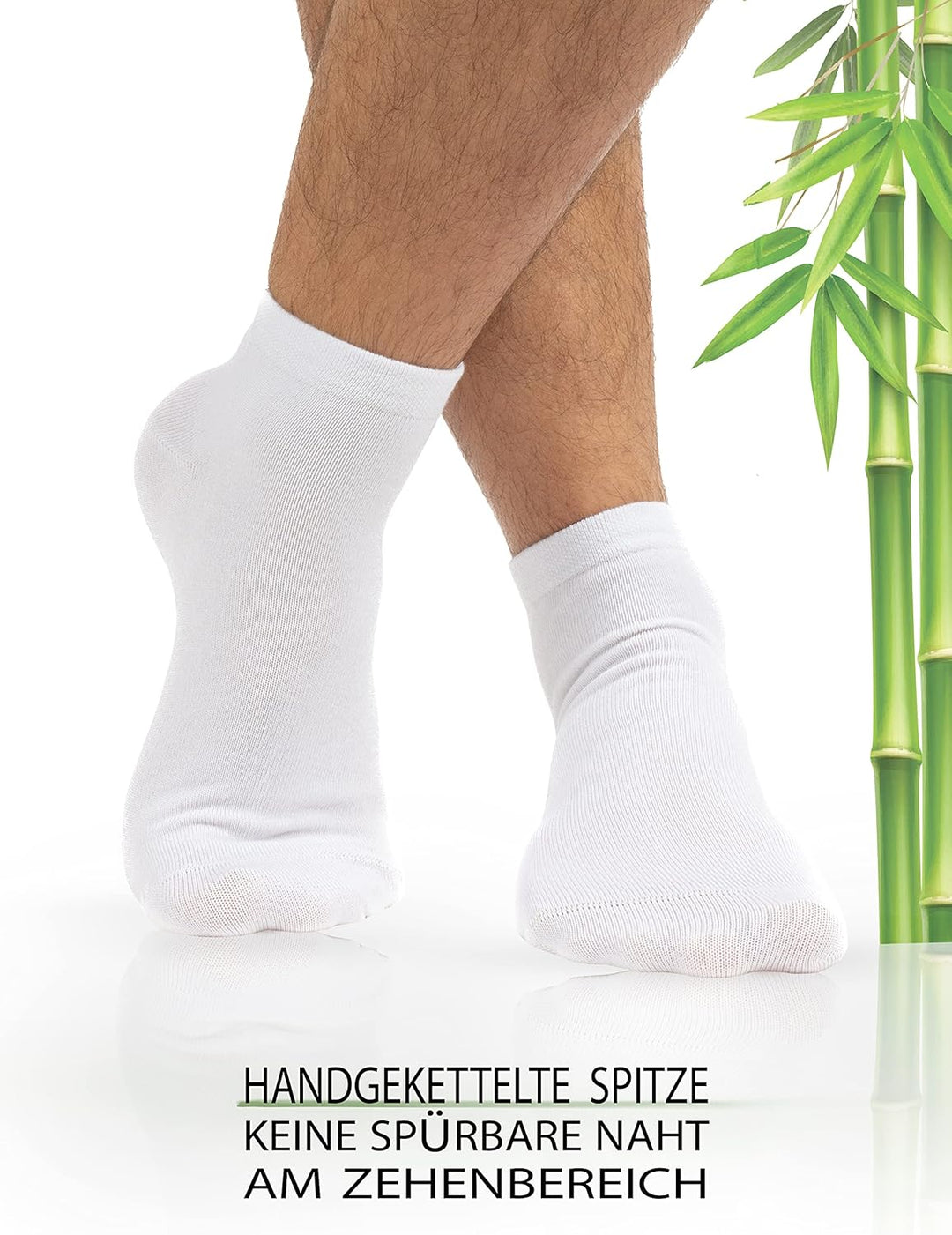 BAMBUS Kurzschaft Socken, 6 oder 12 Paar atmungsaktive Sneaker Socken aus nachhaltigen Bambusfasern