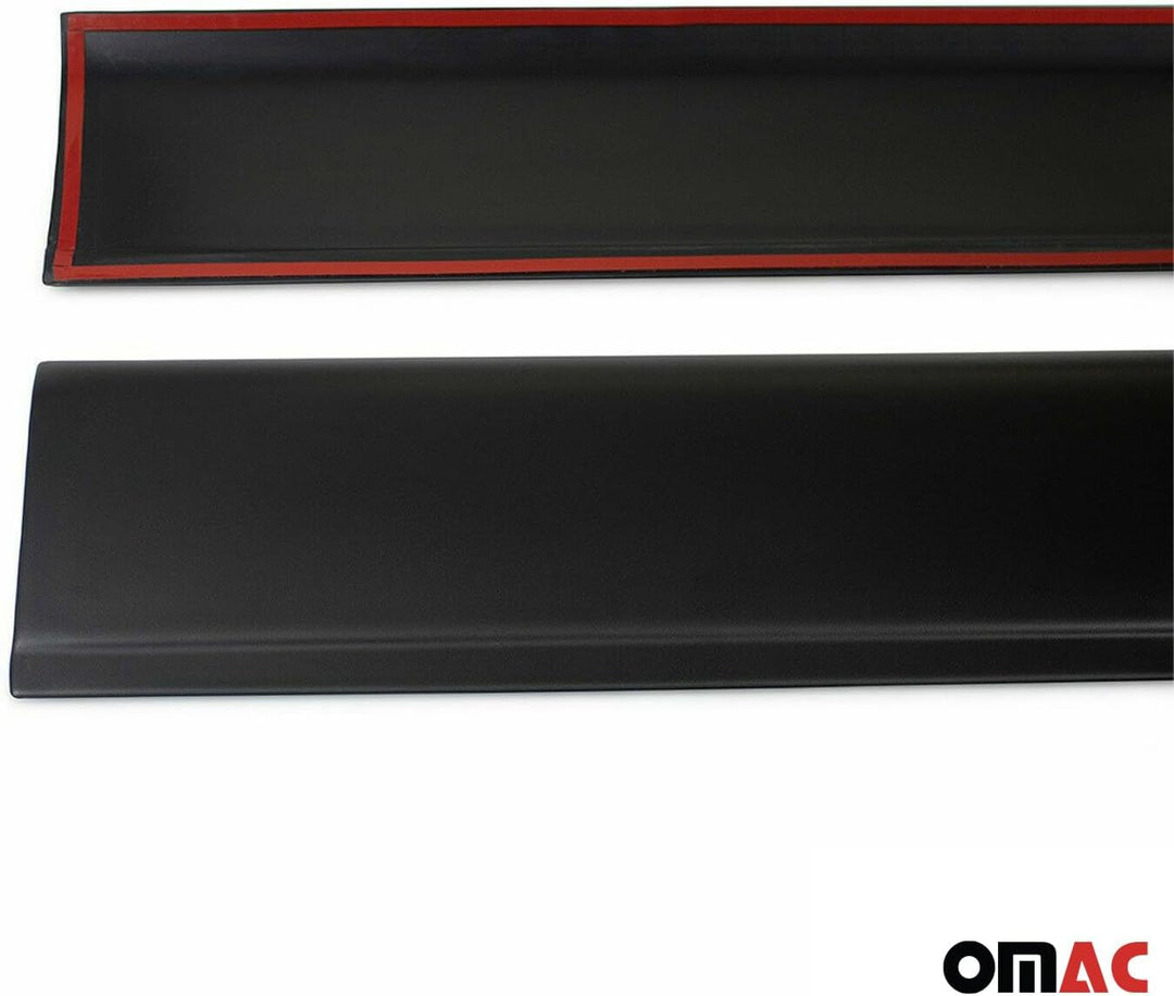 OMAC Radlaufschutz Kotflügel kompatibel mit VW T6 2015-2019 L1 Kurzer LHD ABS Schwarz 11tlg Body Cla