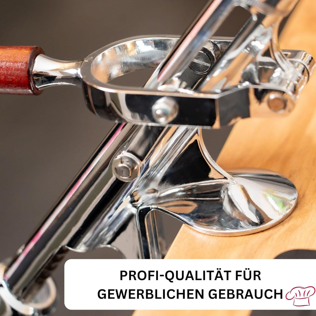 Westmark Entkorker-Maschine zur Tischmontage, für Gastronomie/Profi-Küchen, Länge: ca. 28 cm, Zinkdr