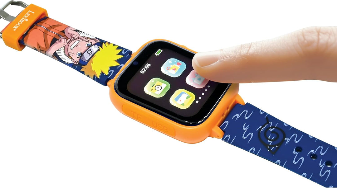Lexibook, Naruto, Montre Appareil Photo Selfie, Écran Tactile HD, Appareil Photo 720p, Lecteur MP3,