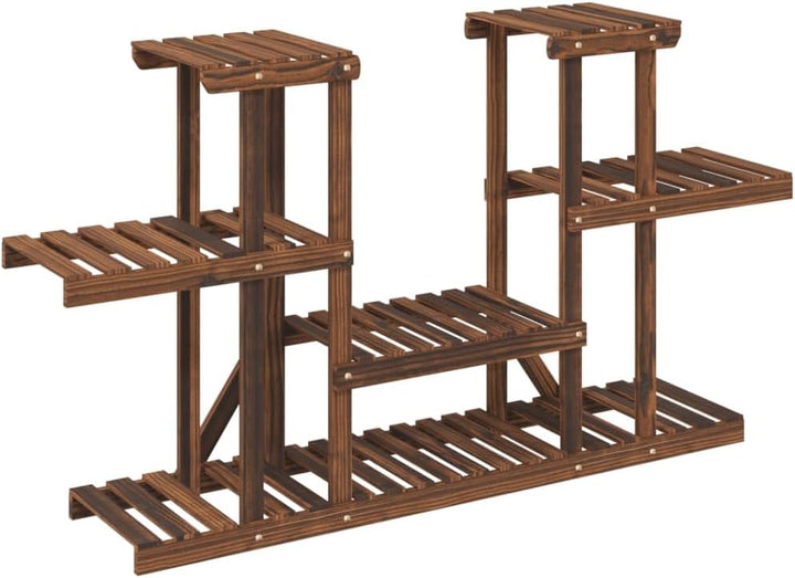 vidaXL Blumenständer, Pflanzenregal Holz, Blumenregal für Wohnzimmer Balkon Terrasse, Pflanzenstände