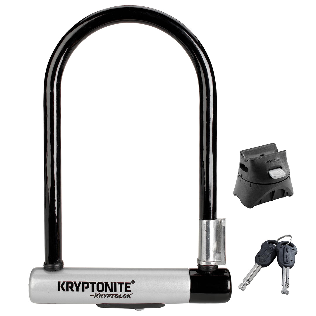 Kryptonite KryptoLok ATB Fahrradschloss 2017 Kabel, Silber KryptoLok ATB (12, 5x22, 5cm), KryptoLok