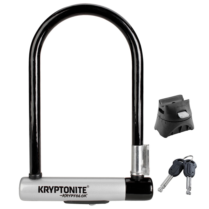 Kryptonite KryptoLok ATB Fahrradschloss 2017 Kabel, Silber KryptoLok ATB (12, 5x22, 5cm), KryptoLok