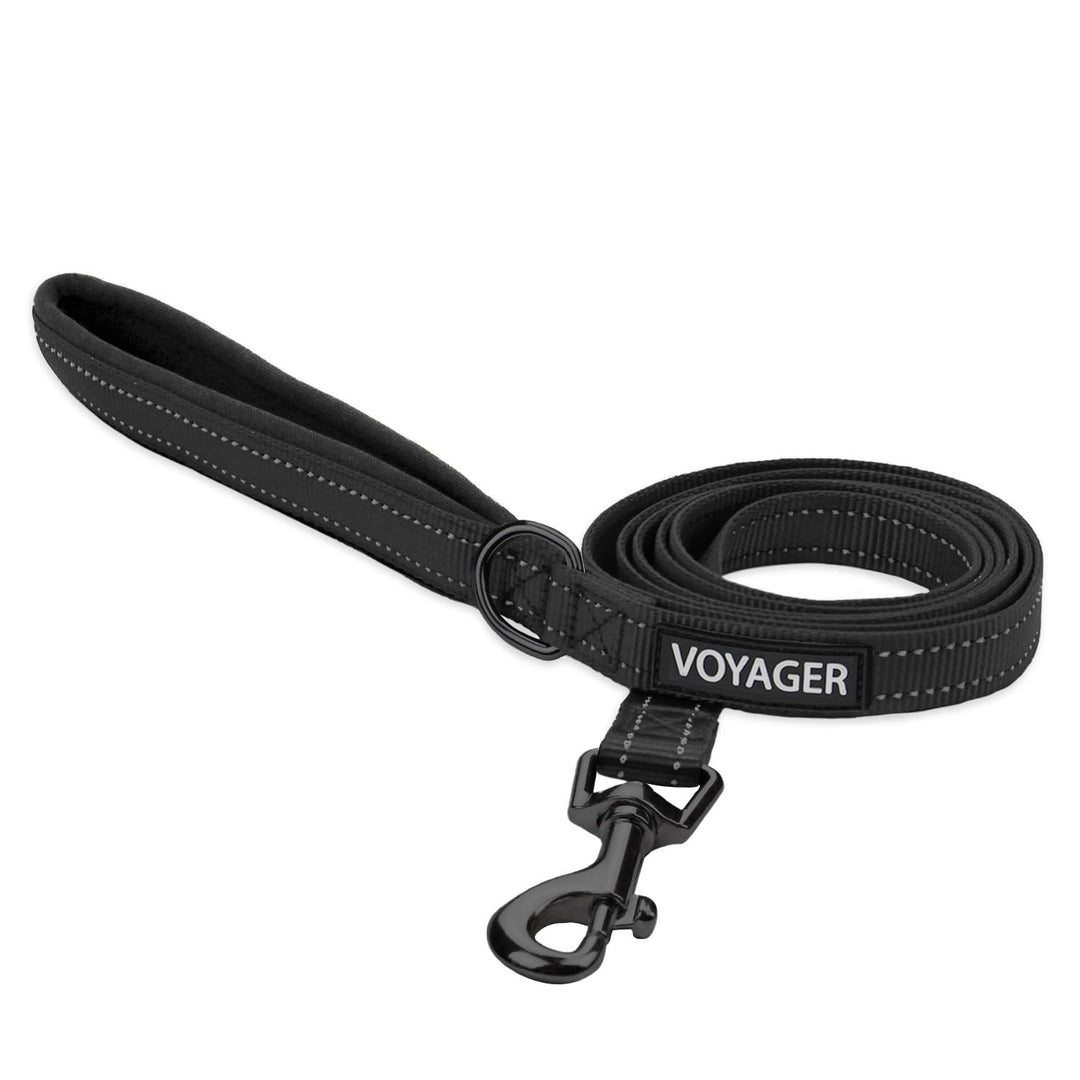 Voyager Reflektierende Hundeleine mit Neoprengriff, 1,8 m lang, unterstützt kleine, mittelgrosse und