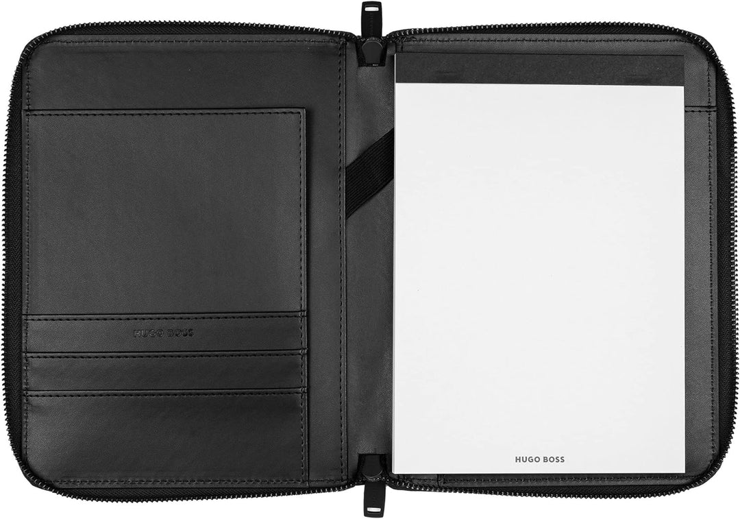 Hugo Boss Schreib-Set HPBM209 (Kugelschreiber & A5 Konferenzmappe) | Geschenkbox