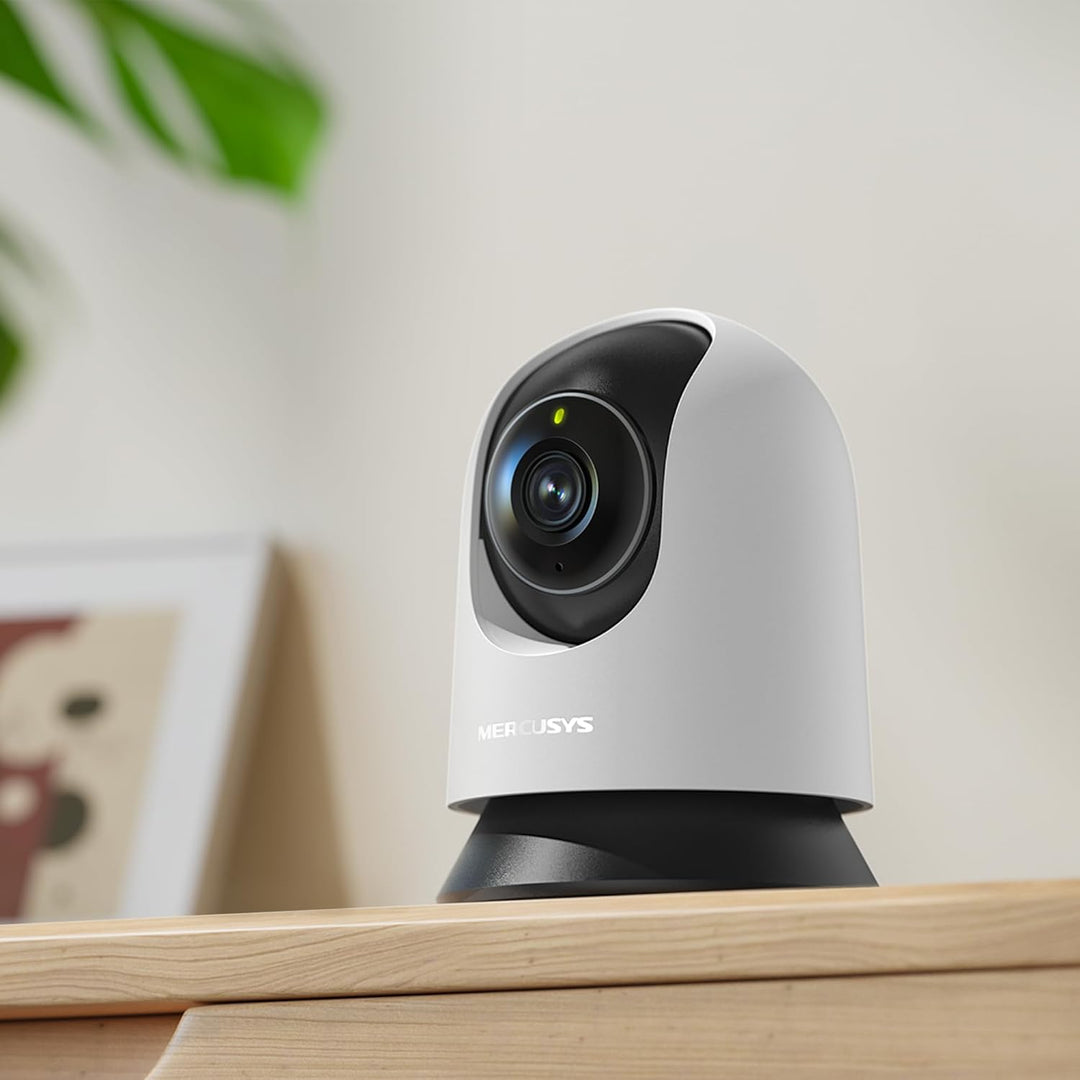 TP-Link Mercusys MC210 2K 3MP Überwachungskamera Innen 360°, WLAN 2,4GHz, Nachtsicht, Zwei-Wege-Audi