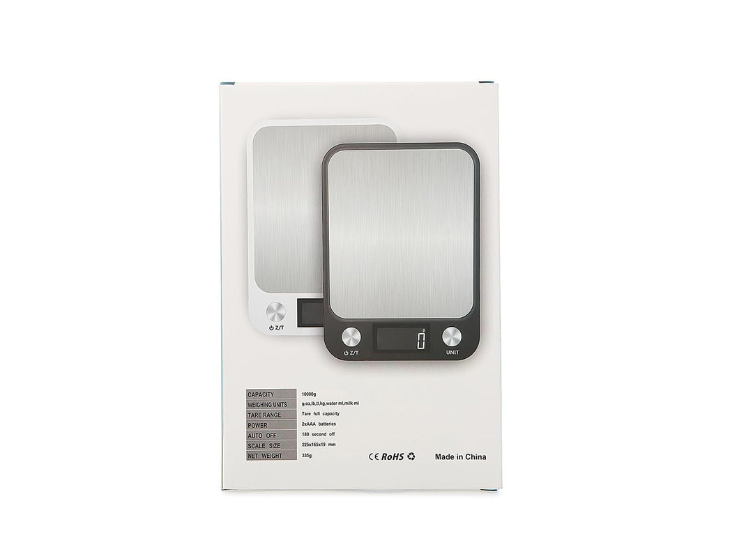 Lebensmittelwaage mit LED-Anzeige 7 Wiegeeinheiten 22lb Gewicht Kapazität Edelstahl Top für Meal Pre