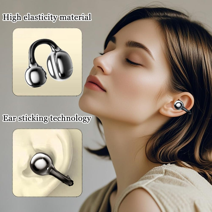 Bluetooth-Headset öffnen, Drahtlose Ohrclip-Kopfhörer, Kabellose Bluetooth 5.4, Open Ear Bluetooth K