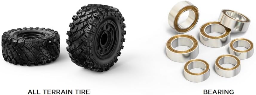 s-idee® MJX H12Y grau 1:12 RC Crawler Brushless Off-Road sensorlos